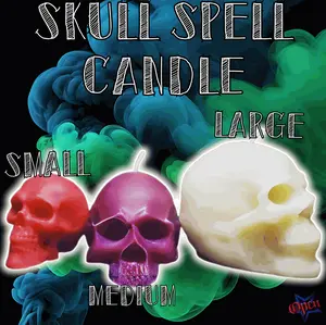 Skull Spell Candle | All Colors & Sizes