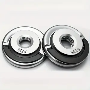 M14 Angle Grinder Flange Nut, Self-Locking Pressure Plate Quick Release, Fits 115/125mm Grinders, for Cutting/gritting Wheels Power Tool