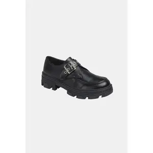 Forever Link Buckled Platform Lug Sole Loafers