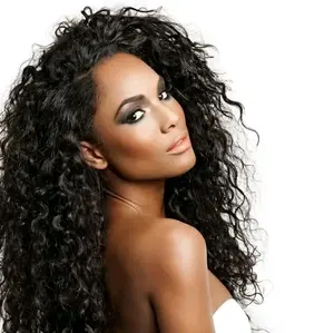 Nikki Beauty Bar 246 Virgin Remy Lace Frontal Island Curl Hair Extensions Ready to Wear Wigs Natural Look Styling Solution
