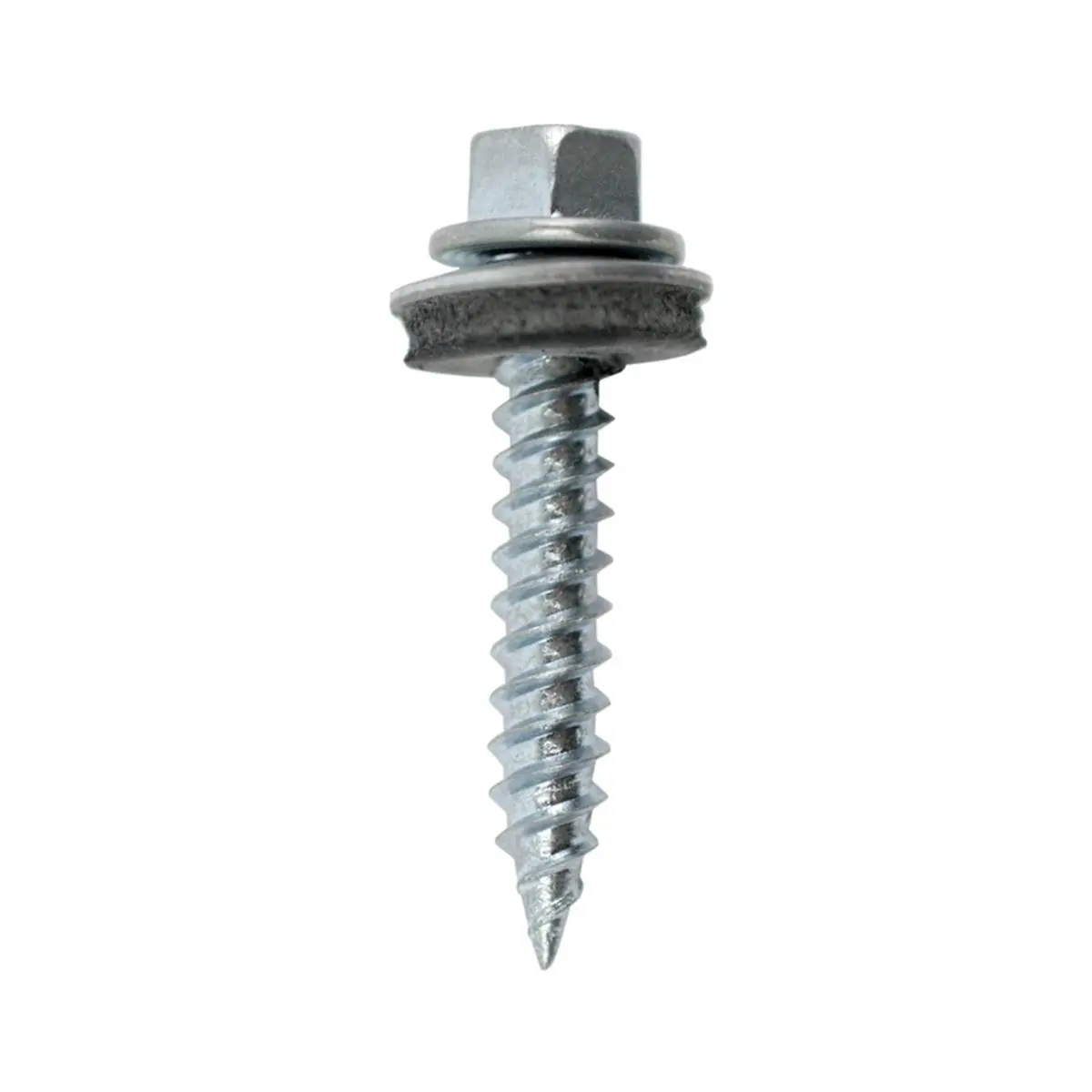 212 MAIN Hex Head Cap Screws, No. 9 x 1 in, Fine Thread Zinc-Plated Steel, 1 lbs Pack for Easy Driving & Maximum Holding Power, Indoor Use, Hex Cap Screws