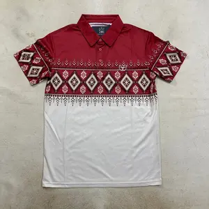 Henry Modern Fit Performance Fabric Aztec Polo