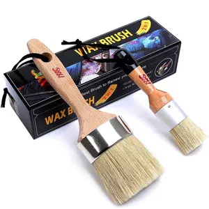 Chalk and Wax Paint Brush Furniture Set