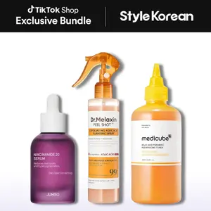 [StyleKorean] Body Dark Spot Repair Set, Body Hyper Pigmentation Elbow Armpits Inner Thighs, Niacinamide Serum, Dr.Melaxin Peel Shot Kojic Acid Turmeric Spray, Medicube Toner