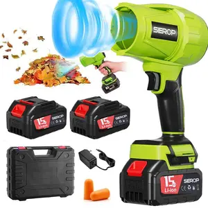 1500W Turbo Jet Blower,Leaf Blower, Violent Turbo Fan, Brushless Pure Copper Motor,Car Drying After Wash, Handheld Snow Blower,Cordless Turbo Power Air Duster,Home Improve,Garden Mainte