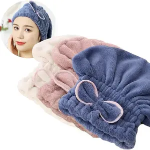 3PC Microfiber Hair Towel Caps, Extrame Soft & Ultra Absorbent, Fast Drying Hair Drying Caps Towel Turban Wrap for Wet Hair Women Light Shiny SpringStatements Shower
