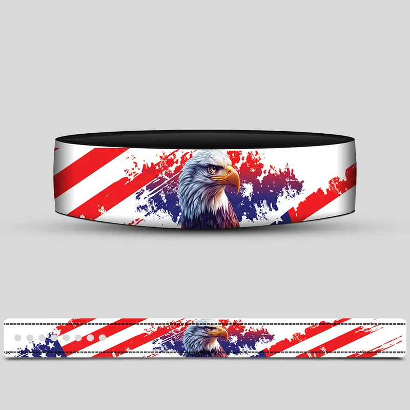 Custom American Flag Weightlifting Lever Belt