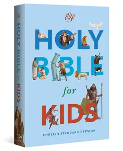 ESV Holy Bible for Kids, Economy Edition - Highly Affordable, Features 24 Illustrations & Kid-Friendly Explanations, Easy-to-Read Text book Visual Engaging Textbook