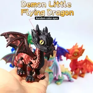 3D Printed Demon Dragon Statue, Unique Home Decor Figurine, Artistic Gift for Fantasy Lovers and Collectors, Decorative Collectible Figurines, Collectible Figure Decor