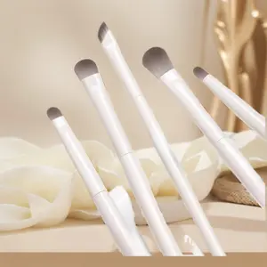 5-piece eyeshadow makeup brush set, suitable for smudging eyeliner, nose shadow, convenient makeup brush