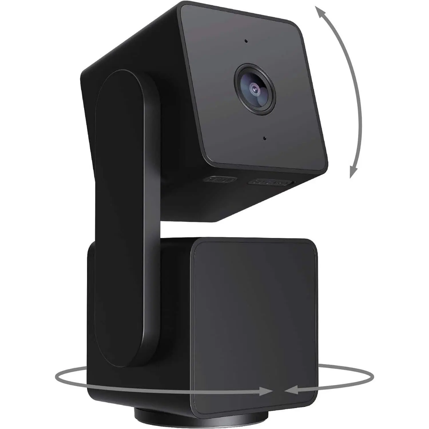 Wyze - Pan v3 IndoorOutdoor PanTiltZoom 1080p Security Camera - Black