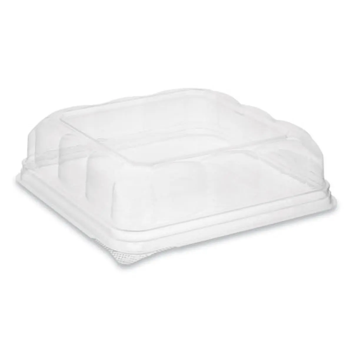 6 x 6 in. Dome Lid for Square Container, Clear