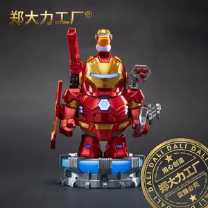 Zheng Dali Factory 3D Printed Magnetic Capybara Figure Iron Man Style Collectible Trendy Toy Desktop Decoration For Collectors