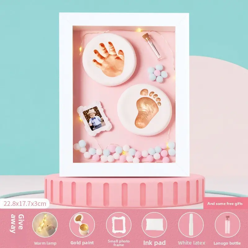 The Sweetest Newborn Gift Ever | Baby Print Clay & Hair Memorial Frame The Sweetest Newborn Gift Ever | Baby Print Clay & Hair Memorial Frame