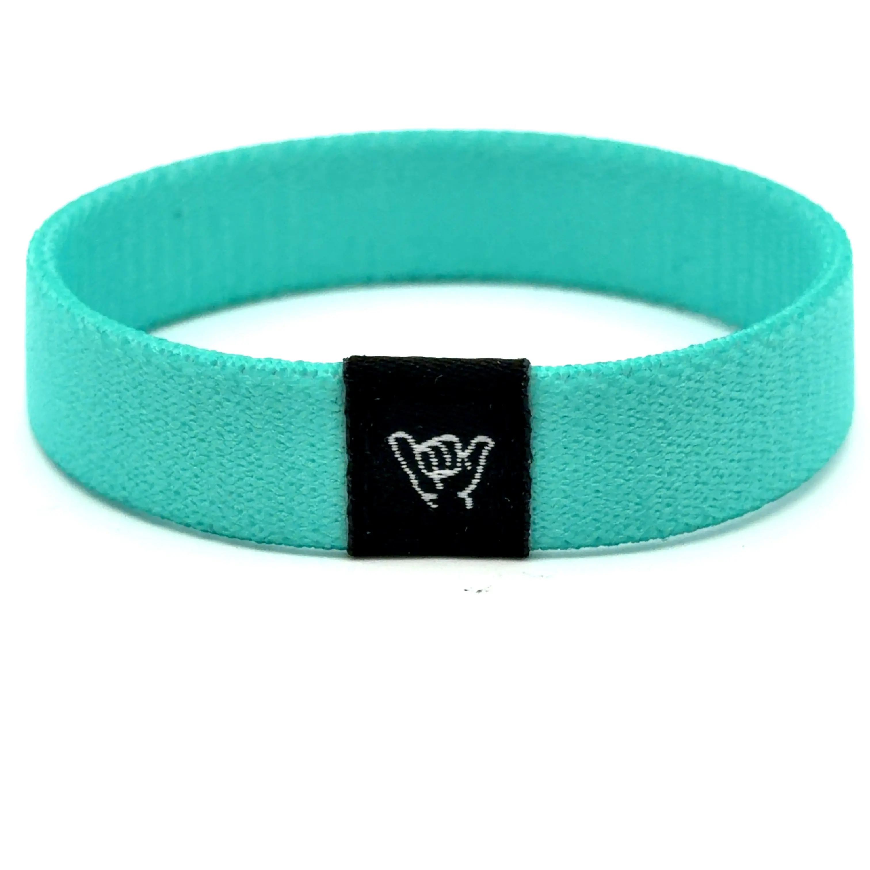 Aqua Blue Wristband Bracelet