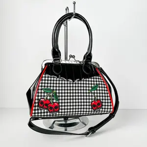 Skull Cherry Kisslock bag