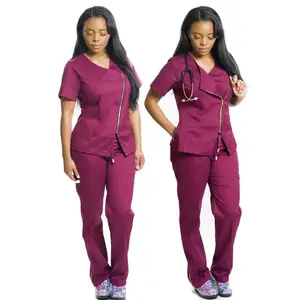 Zip Front Scrub Set