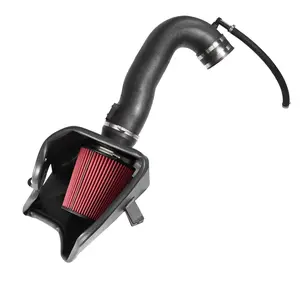 VEVOR Cold Air Intake, 3.9 Inch Cold Air Intake System + Heat Shield Compatible with 2019-2025 Chevy Silverado/GMC Sierra, 2021-2025 Cadillac Escalade 6.2L, High Flow Filter Kit Improved Horsepower, Aluminum Alloy