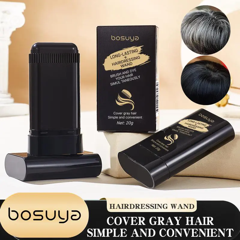 Hair Dye Stick, Temporary Hair Color, Waterproof, Easy Application Portable, Long-Lasting, Touch-Up & Highlight Tool