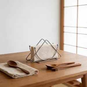 Table Napkin Holder Stand, Independent Design Suitable for Bathroom Kitchen Dining Room Cafe Restaurant, Versatile Use, Bathroom Organizer