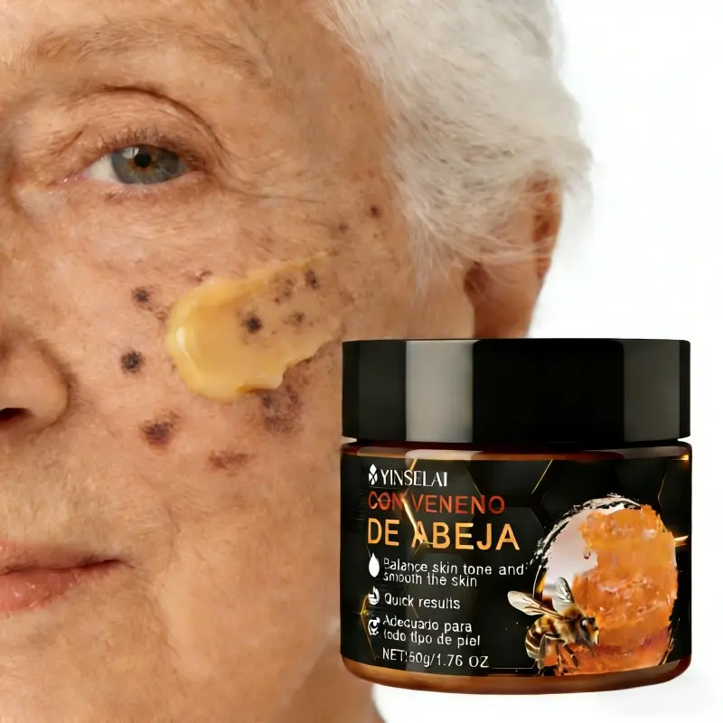 Bee Venom Brightening Cream, Reduces Dark Spots and Hyperpigmentation, Hydrates, Moisturizing and Evens Skin Tone, Suitable for All Skin Types, Hydrating