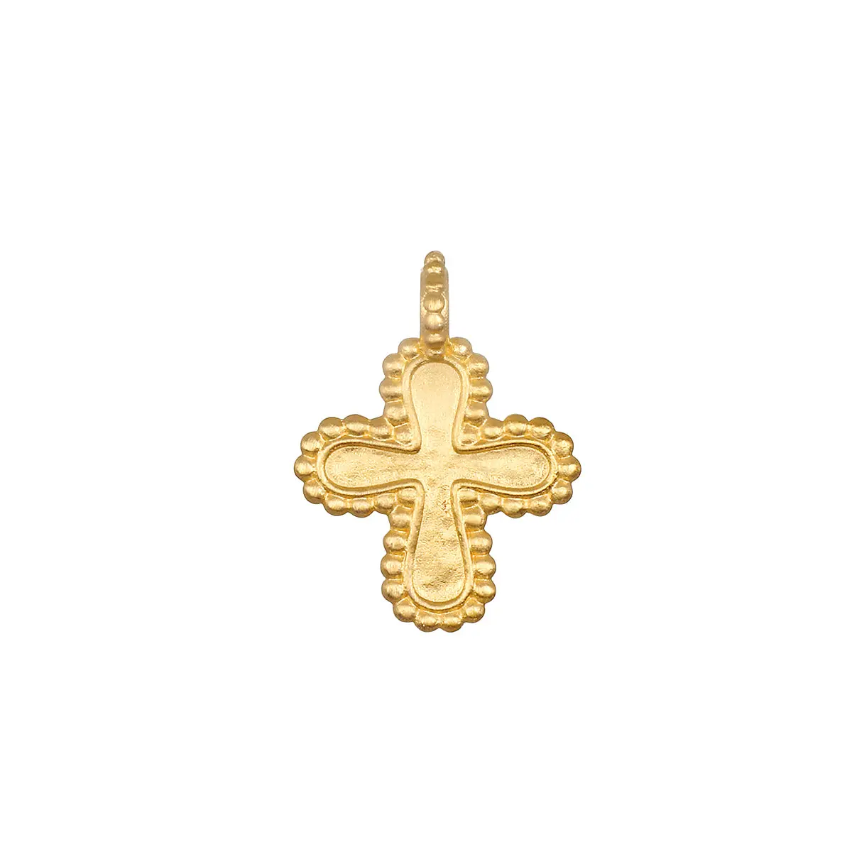 Faithful Cross Charm - Elegant Design for Personalization and Spiritual Significance