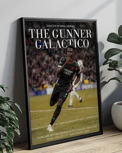 THE GUNNER SAKA - ARSENAL Poster ( Unframed - Print Only )