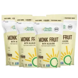 Health Garden Monk Fruit Allulose Sweetener 1 lb bag Pack of 4 Pure Allulose Keto Sweetener Keto Sweetener