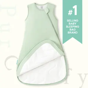 PurComfy Supersoft Toddler Sleep Sack 0.5/1.0/2.5 TOG, Premium Bamboo Viscose 2-Way Zipper for Cooling & Cozy Sleepwear for 15-48months, Unisex  Infant Toddler Wearable Sleeping Clothes