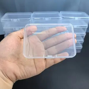 10pcs Clear Plastic Storage Box - Convenient for Organization and Storage - Store Stickers, Sticker Packs, Sticker Sheets, Nail Stickers, Small Sticky Notes, Beads, Storage Containers, Storage Solutions