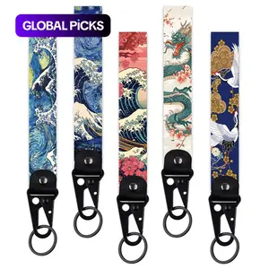 Wave Pattern Car Keychain, Car Interior Decoration, Universal Car Keychain, Car Key Ring, Bag Charm, Keychain Bag Pendant, Keychain For Bags, Car Accessories for Men & Women #GLOBAL PICKS
