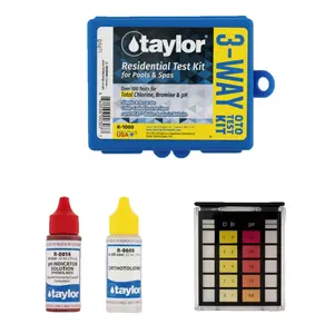 Taylor K-1000 Basic Residential OT DPD Swimming Pool & Spa Test Kit 3-Way K1000