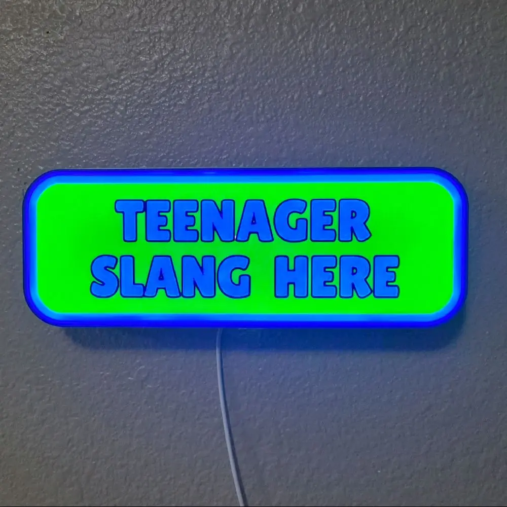 Custom Teen Light Up Sign - Personalized Dorm Room Decor - Teenage Gift Idea
