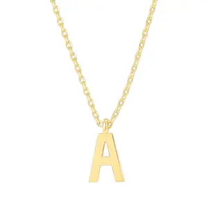 PAVOI 14K Gold Plated Initial Necklace | Letter Necklaces for Women