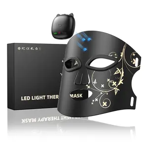 Red Light Therapy Mask for Face 8 Modes Portable Wireless LED Therapy Mask with Near-Infrared Red Light Rechargeable Ergonomic Design Skincare Mask for Acne Wrinkle Treatment