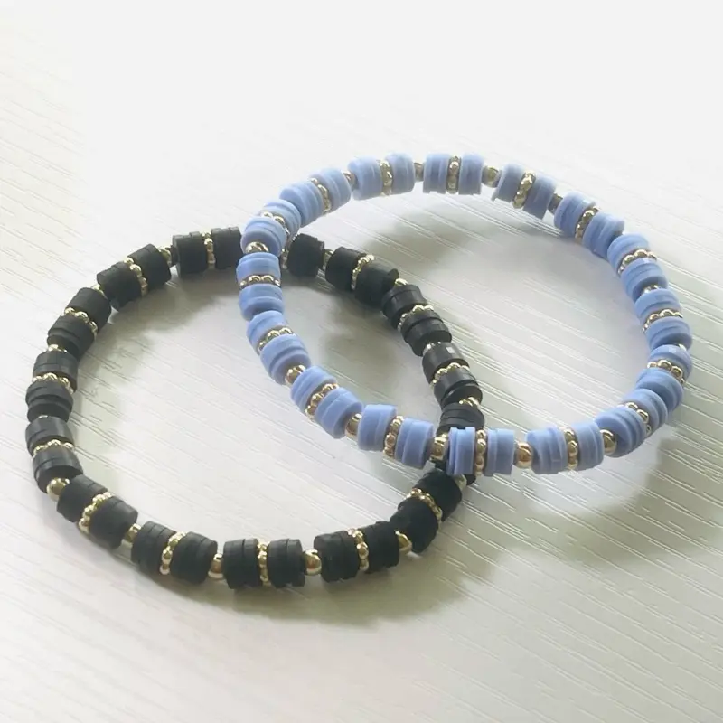 Heishi Golden Beaded Bracelet