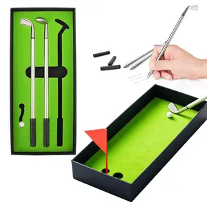 Golf Pen Desktop Games - Funny Gifts for Golfers, Coworkers, Boss - Stocking Stuffers