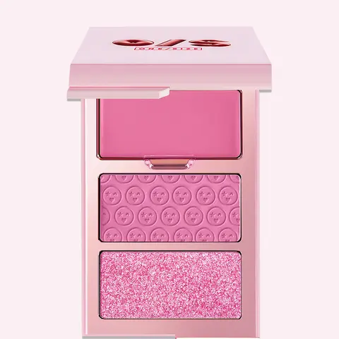 ONE/SIZE Cheek Clapper 3D Blush Trio Palette - Multi-Formula, Pigmented  Blush Trio | Cream, Powder & Blush Highlighter for Ultra-Intense Color & Radiant Cheeks, how to apply blush