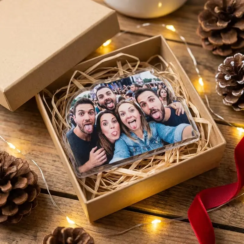 Custom Photo Fridge Magnets | Personalized Acrylic/Photo Resin Magnet | Custom Gift for Friends, Family & Pet Lovers | Unique Home Decor