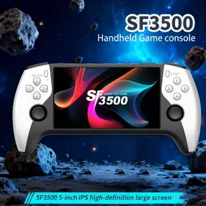 SF3500 Retro Handheld Game Console-Handheld Game Console with HD 5.5-inch IPS Screen Classic Video Games Supports TV Connection,14+ Emulators & 5-Hour Battery Life, Handheld Gaming Console