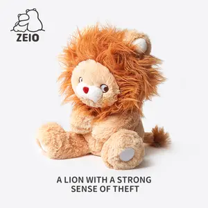 【ZEIO】LION Rahn Lion plush toy Cute Golden Lion doll doll Holiday gift companion doll Valentine's Day gift Teddy Bear