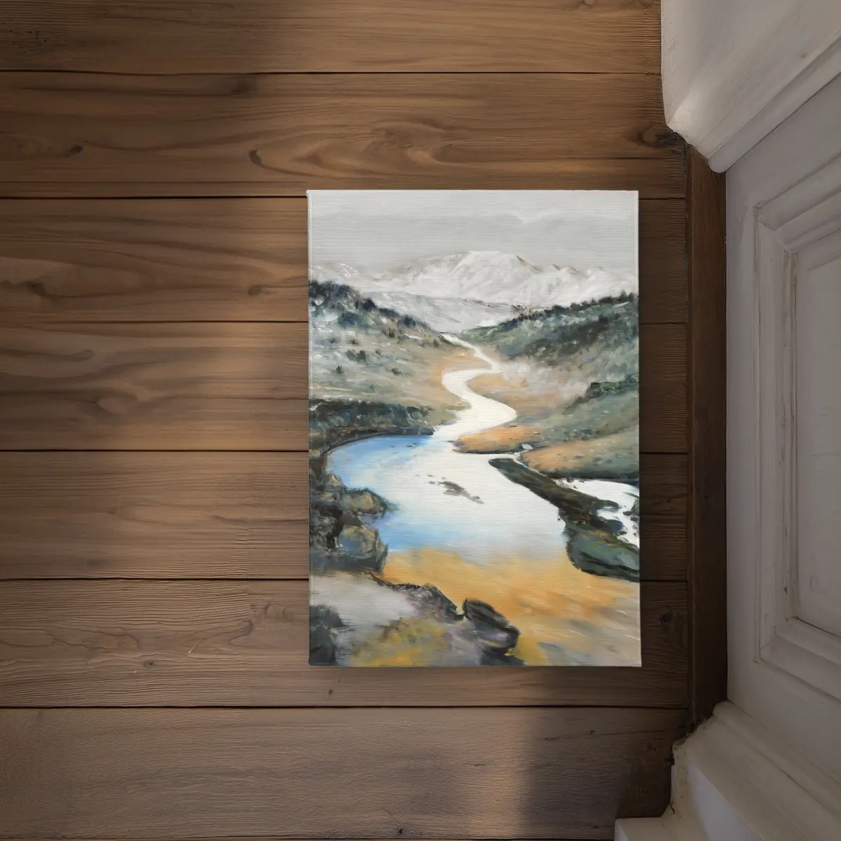 Begin Home Decor CODM1724T8W761 17x24 in. Landscape Contemporary Indoor-Outdoor Door Mat, Door Entrance Rug, Entrance Doormat, Outdoor Entryway Doormat, Floor Mat, Floor Mats