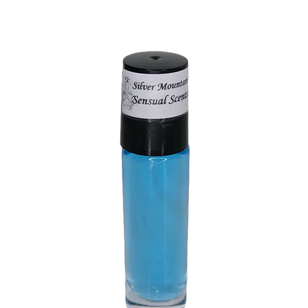Silver Mountain Water Men's Signature Scent Roll-On Body Oil - Oil-Based Cologne with Sandalwood, Green Tea, Musk Scent, Aromatic Fragrance
