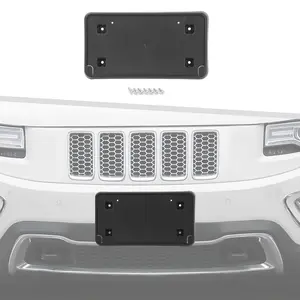 For 2014-2016 Jeep Grand Cherokee WK2 Front Bumper License Plate Frame Holder