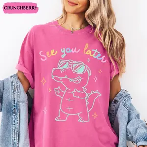 See You Later Alligator Teacher Shirt: Funny Last Day Of School Shirt, Elementary Teacher End of School Year Tee, Cute Later Gator Tee