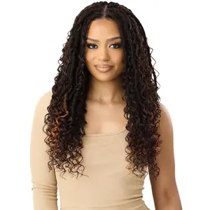 Outre Glueless Pre-Braided HD 13x4 Lace Front Wig - BOHO DEEP LOCS 26"