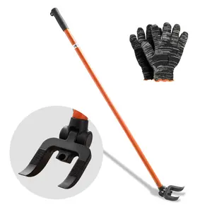 fathersdaygift VEVOR Pallet Buster Tool, 44 Inch Carbon Steel Handle Wrecking Pry Bar, 2000 lbs Weight Capacity, Heavy Duty Deck Board Removal Tool, Breaker Bar for Flooring, Framing, Roofing, Trim, Drywall