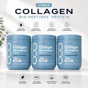 NeoCell Collagen Bio-Peptides Powder, 20oz Grass-Fed Collagen Protein Powder with 18 Amino Acids