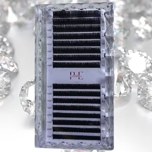 PRE ESSENCE BEAUTY Premium Cashmere Lash Trays  Single Length EYELASH Extension - 9mm, 12mm, 15mm length and 16rows Eyelashes Extensions