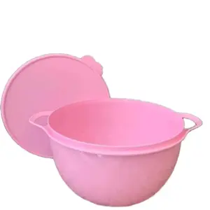 Pink  Big Bowl 14 L - Pink Tableware with Handle, Ideal for Cooking and Dishes
